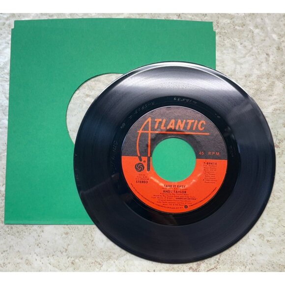 Andy Taylor Take It Easy / Angel Eyes 45 Rock 80s American Anthem Soundtrack - Picture 3 of 6